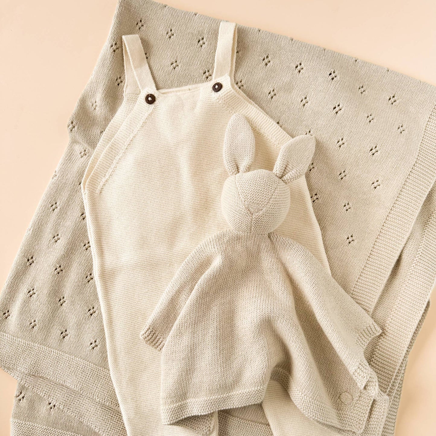 Organic Cotton Heirloom Pique Blanket | Birch