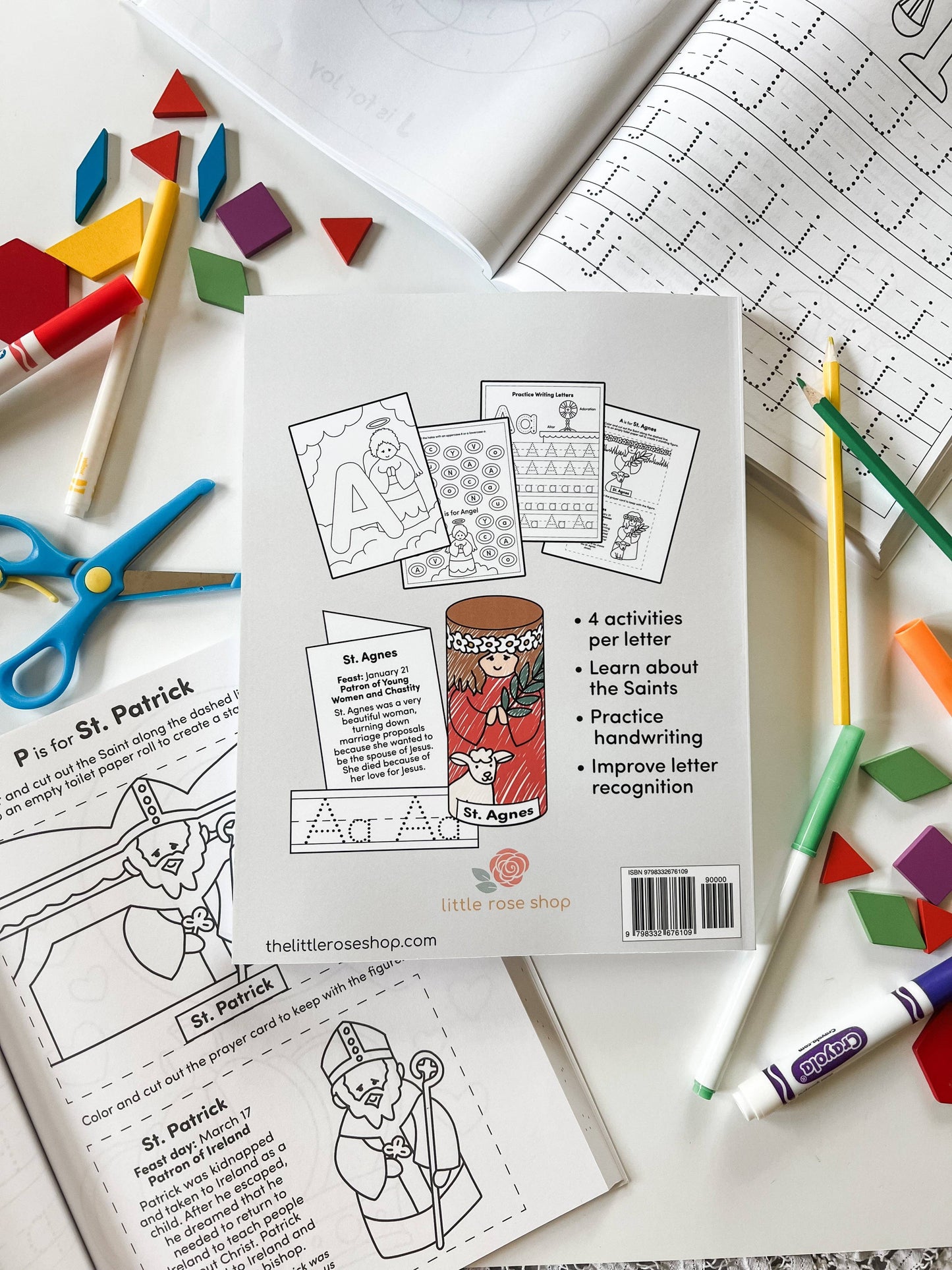 Catholic ABC Activity Workbook for Preschool & Kindergarten