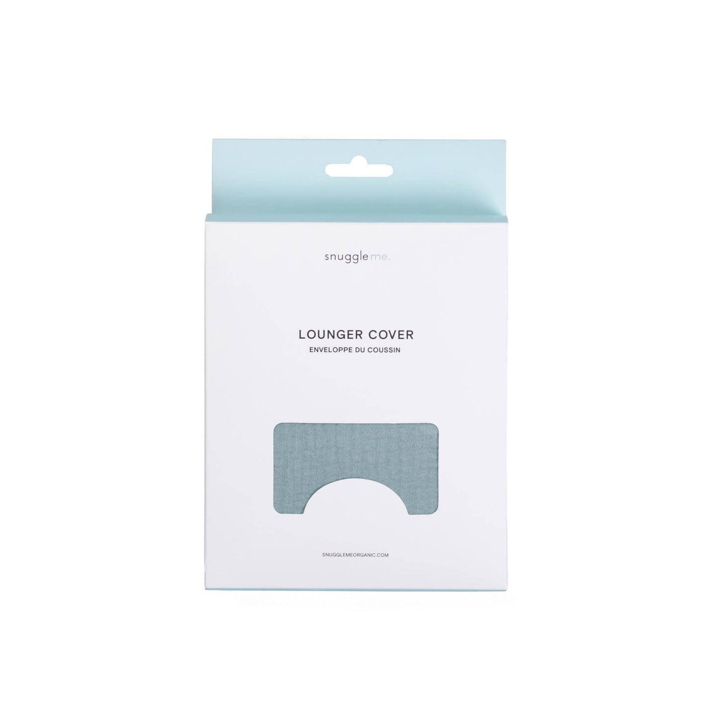 Lounger Curve Muslin Cover | Slate