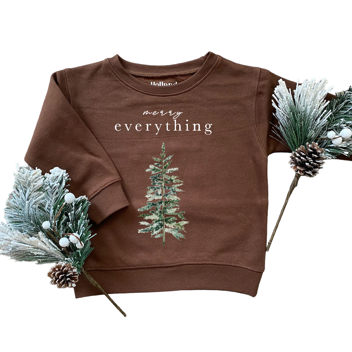 Adult Christmas Sweatshirt | Merry Everything