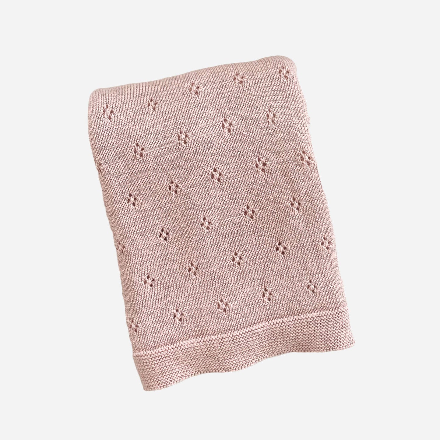 Organic Cotton Heirloom Pique Blanket
| Blush