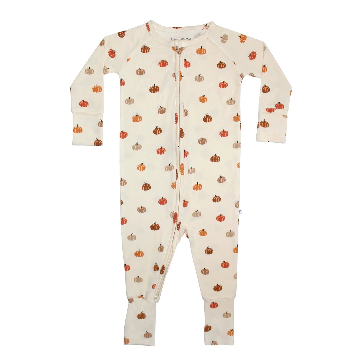 Bamboo Sleeper w/ Fold-Over Feet | Pumpkins