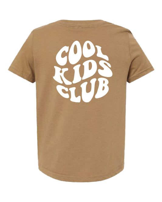 COOL KIDS CLUB Tee | Brown