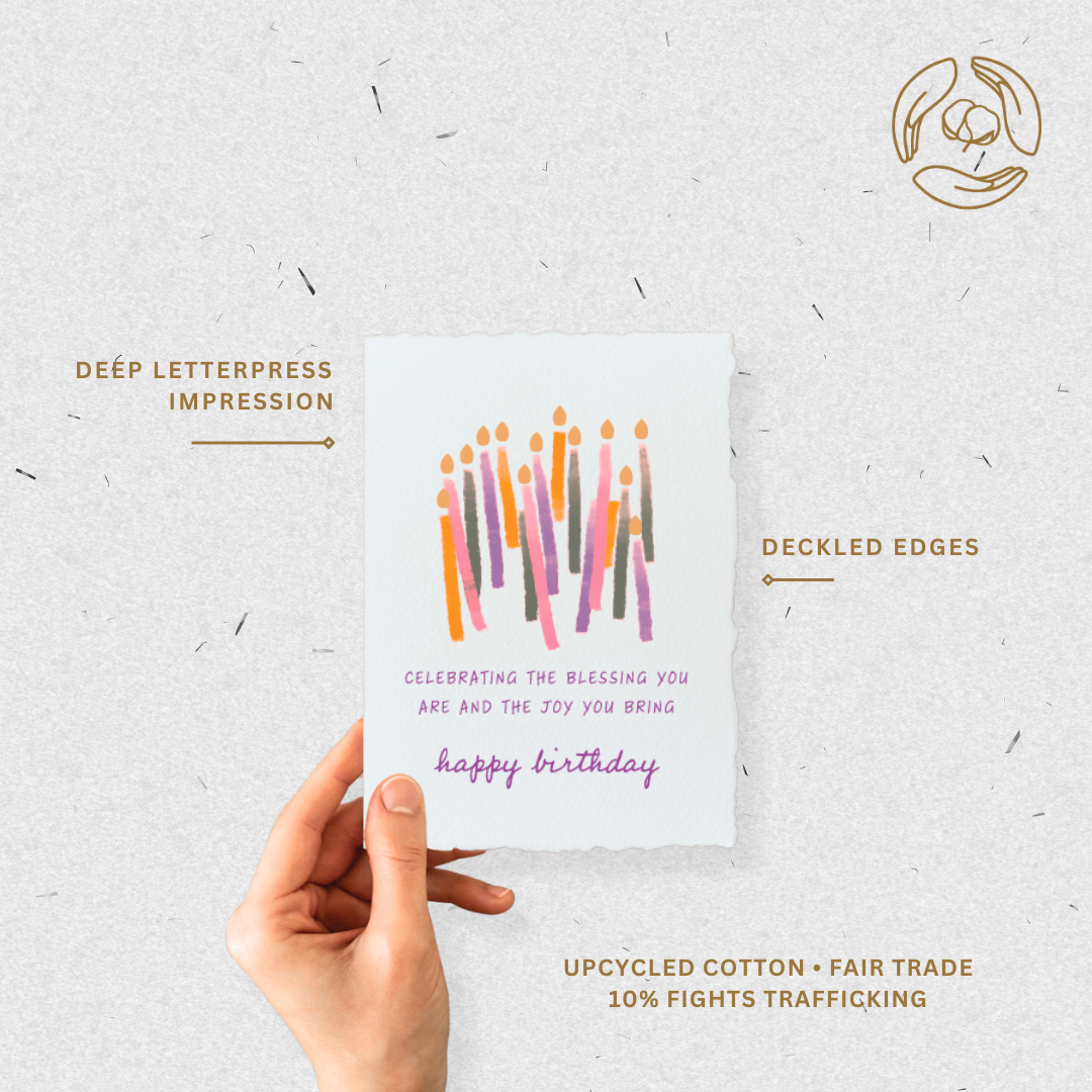 Blessing + Joy You Are | Happy Birthday Greeting Card