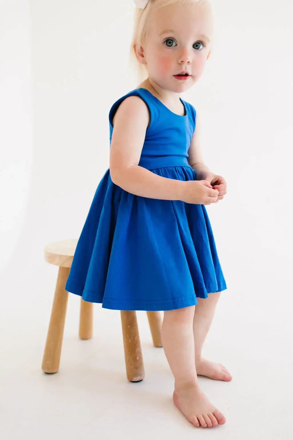 Tank Dress in Deep Sea Blue 12-18M Tank Dress in Deep Sea Blue 12-18M