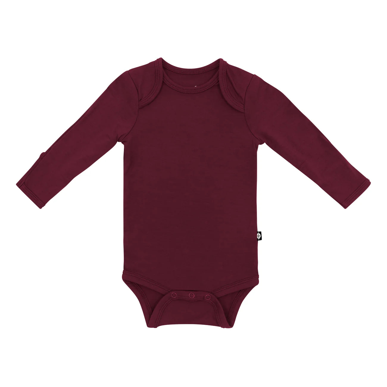 Bamboo Long Sleeve Bodysuit | Burgundy