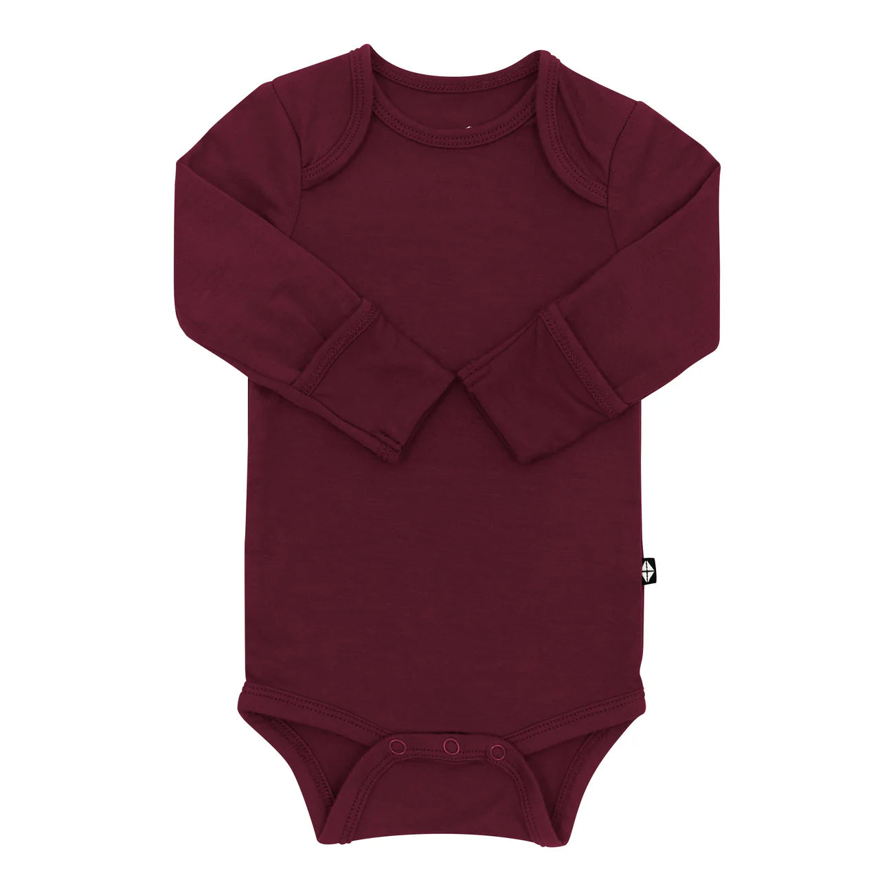 Bamboo Long Sleeve Bodysuit | Burgundy
