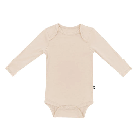 Bamboo Long Sleeve Bodysuit | Bisque