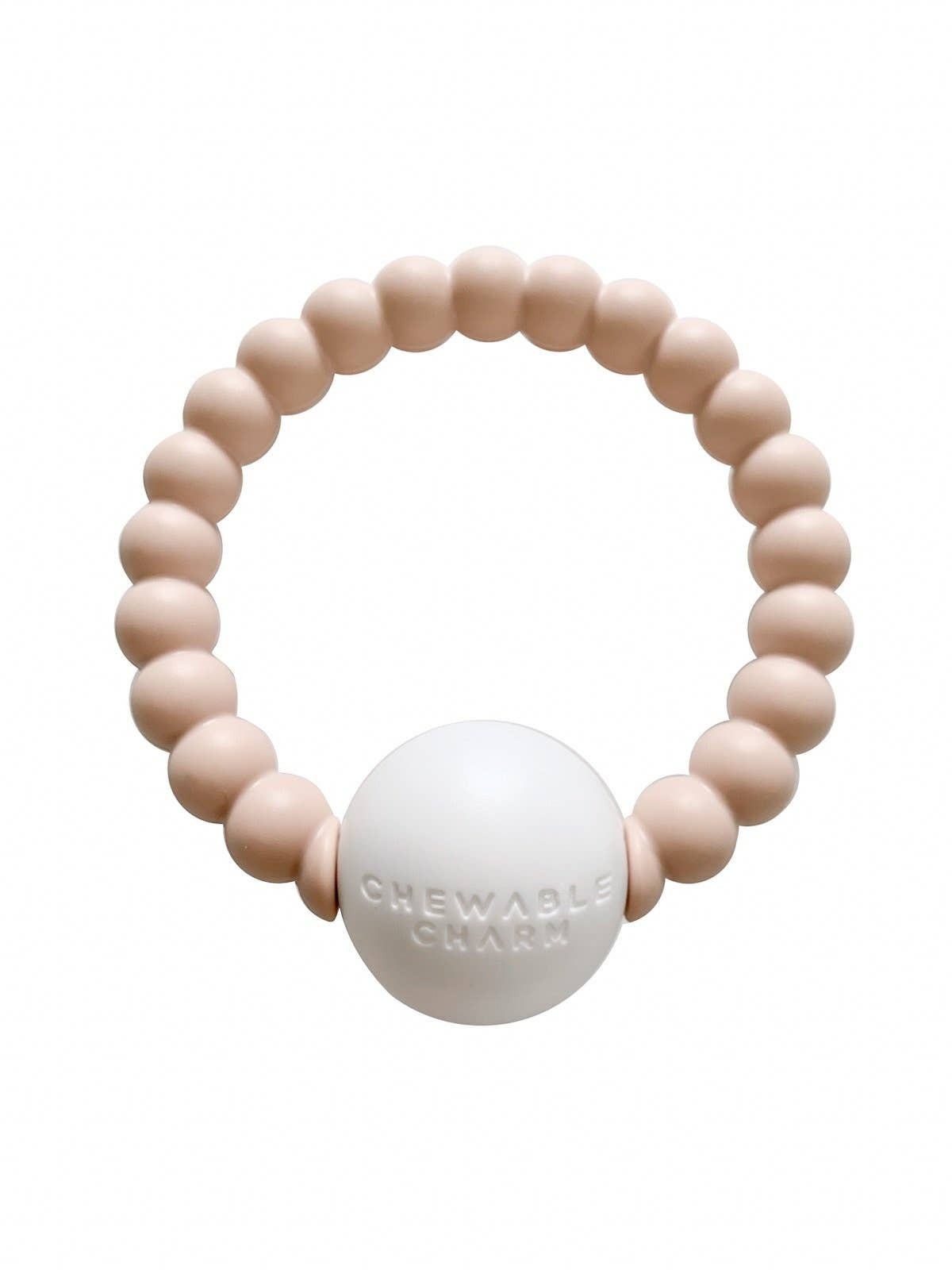 Teether Toy Rattle - Blush ROBINriley Teether Toy Rattle - Blush ROBINriley
