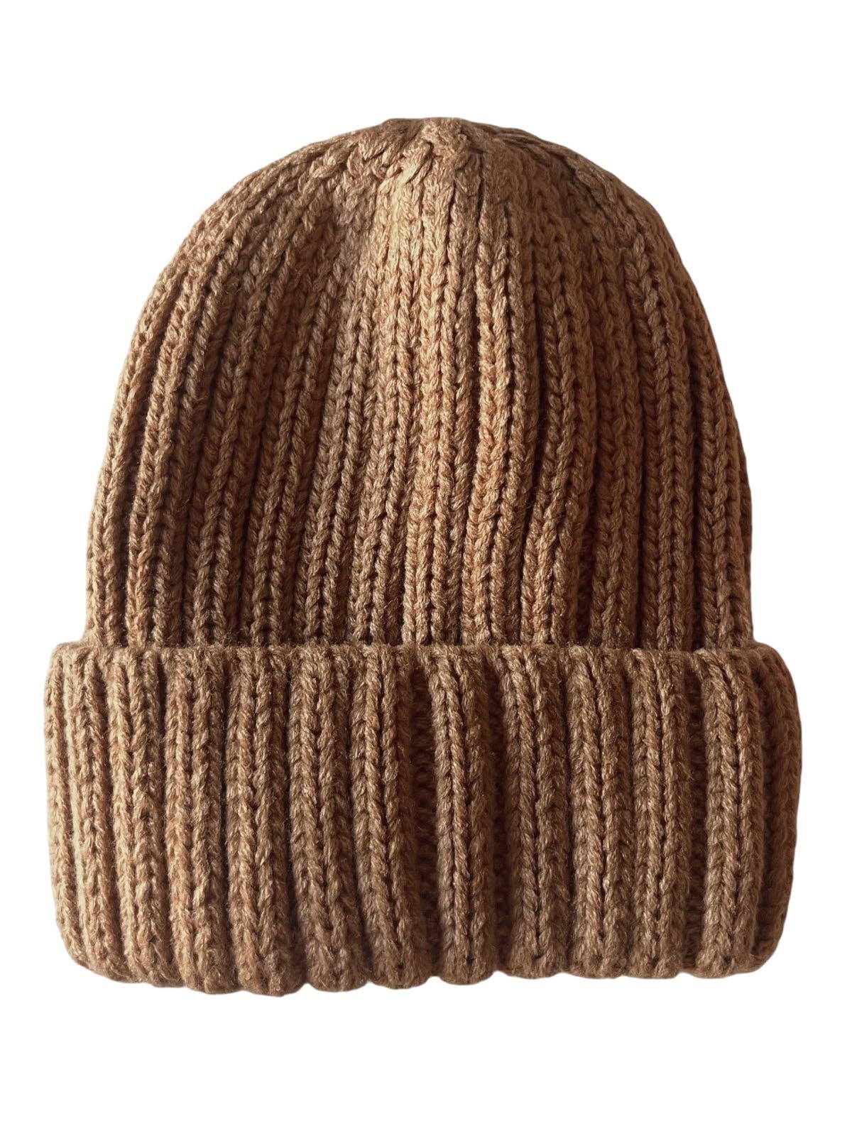 Chunky Knit Hat, Tawny: