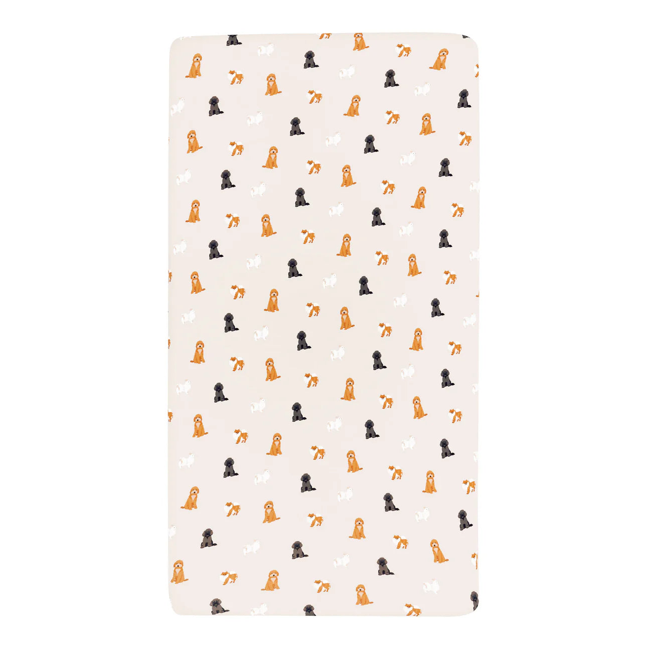 Bamboo Crib Sheet | Fluffy Dog