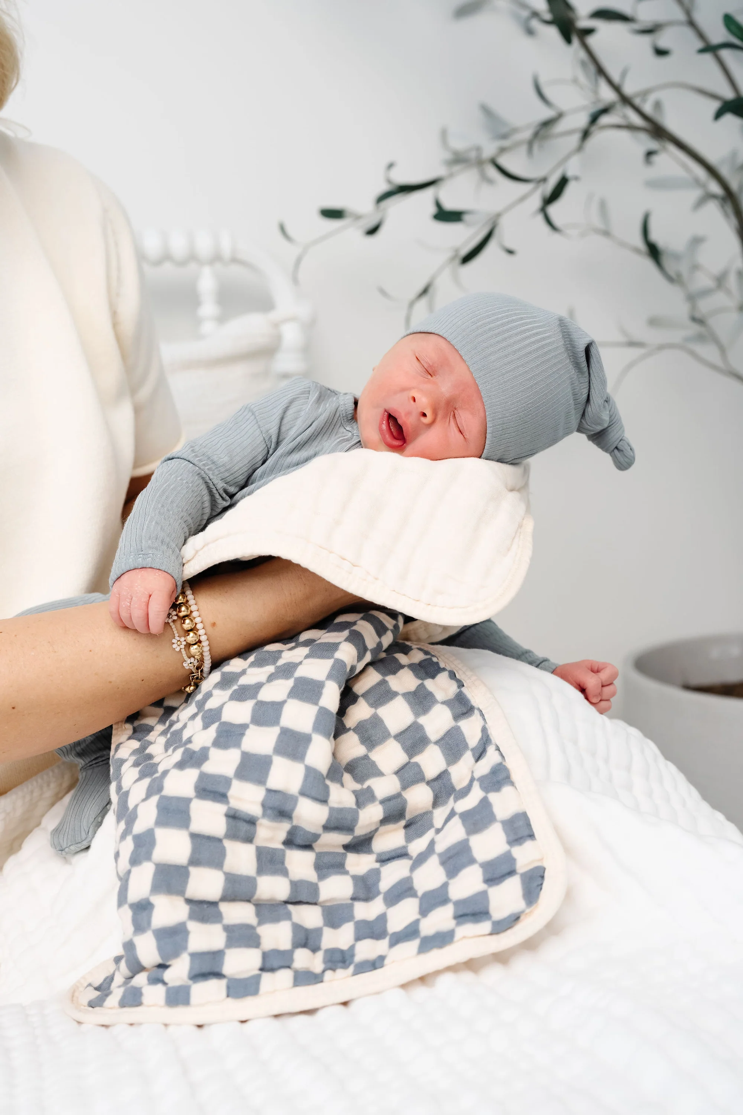 Cloud Muslin Burp Cloth 2 Packs | Miles + Cream