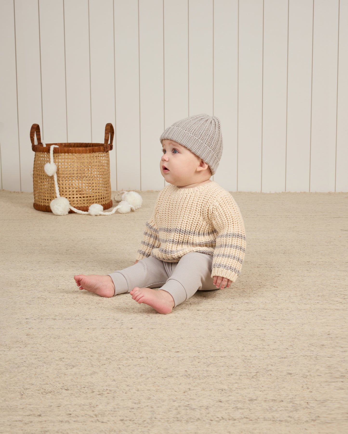 Rex Sweater | Fog Stripe