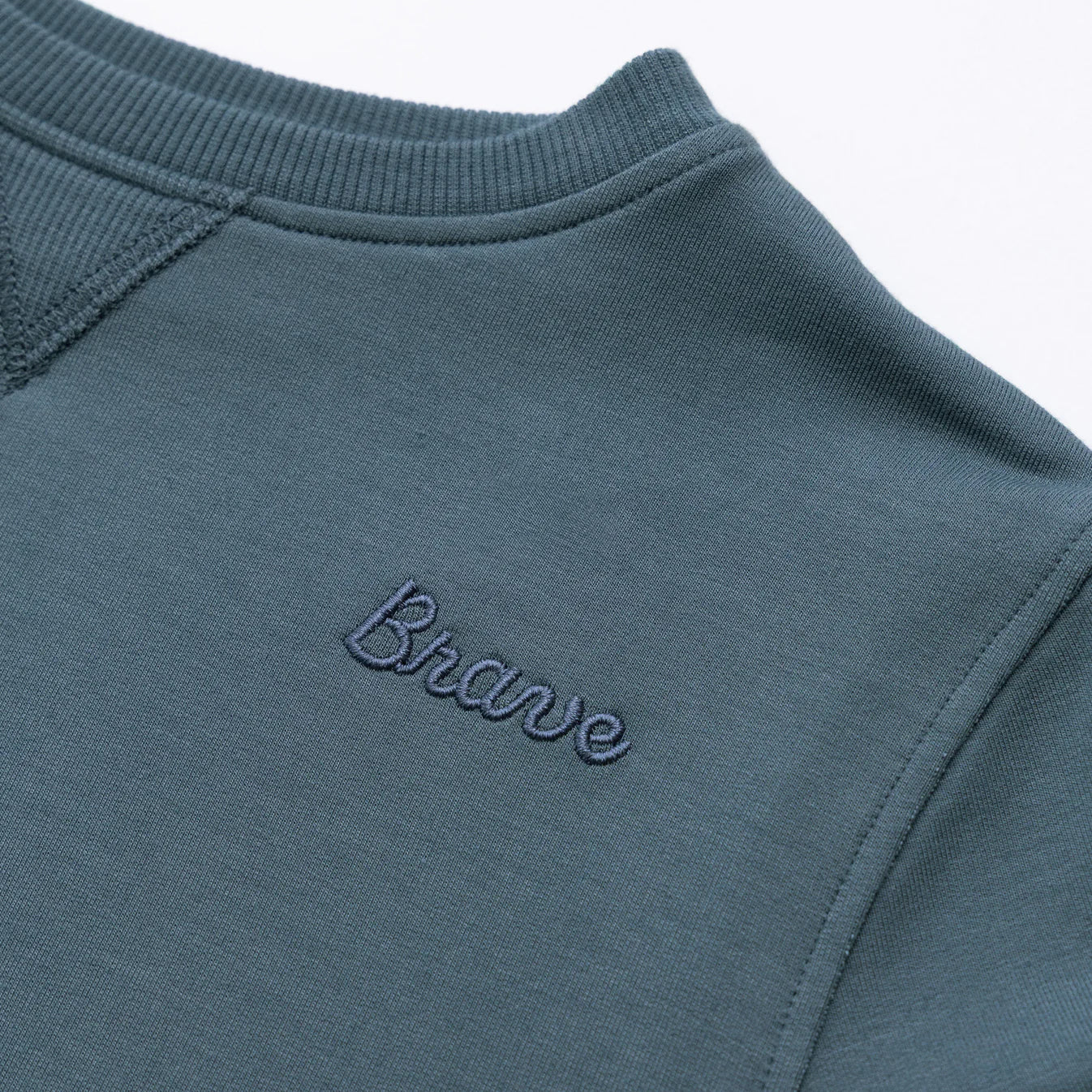 Brave Solid Bamboo French Terry Pullover | Dark Steel Blue
