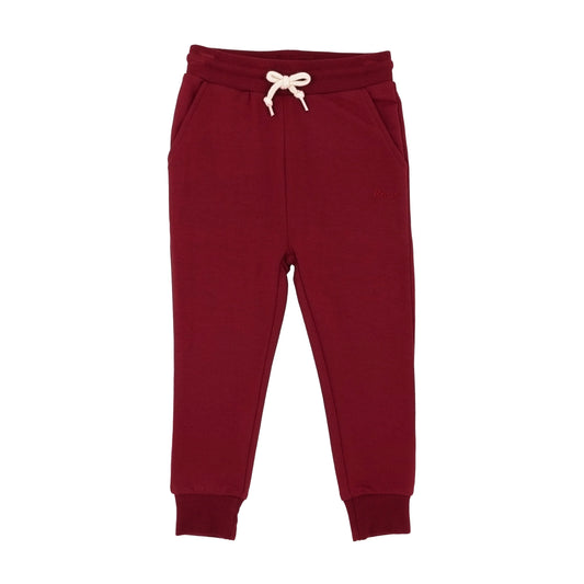 Bamboo French Terry Joggers | Marooon