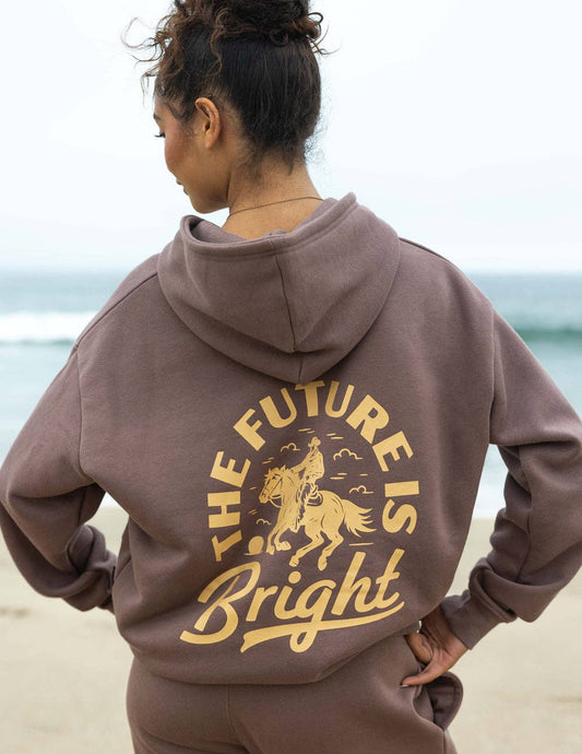 The Future Is Bright Rodeo Adult Hoodie