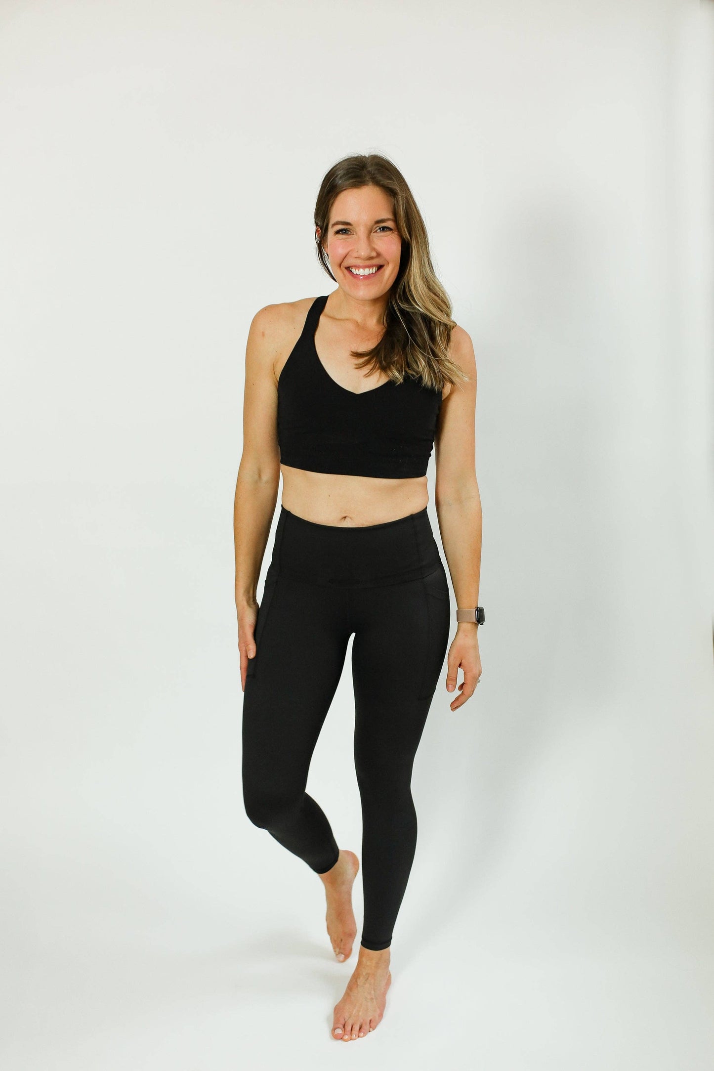 Maternity to Postpartum Active Leggings | Black