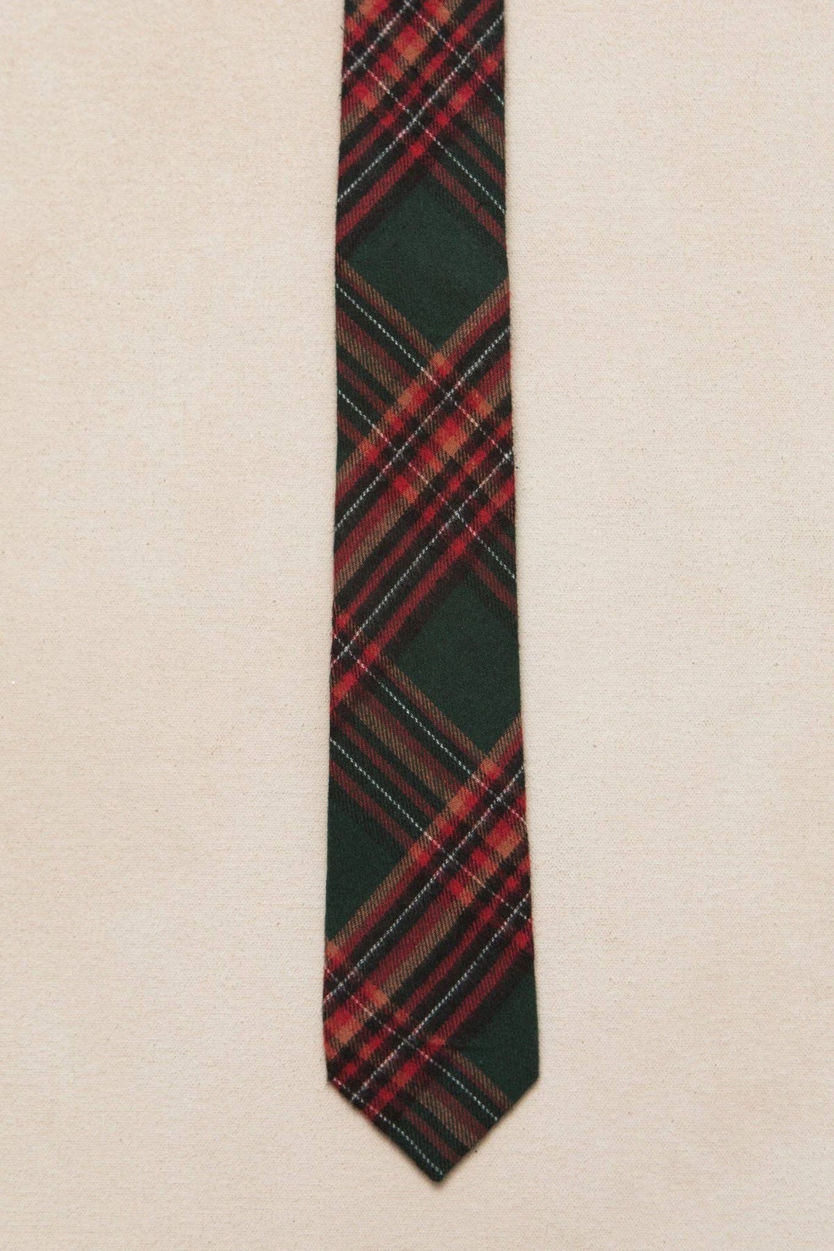 Kids Tie | Evergreen Plaid