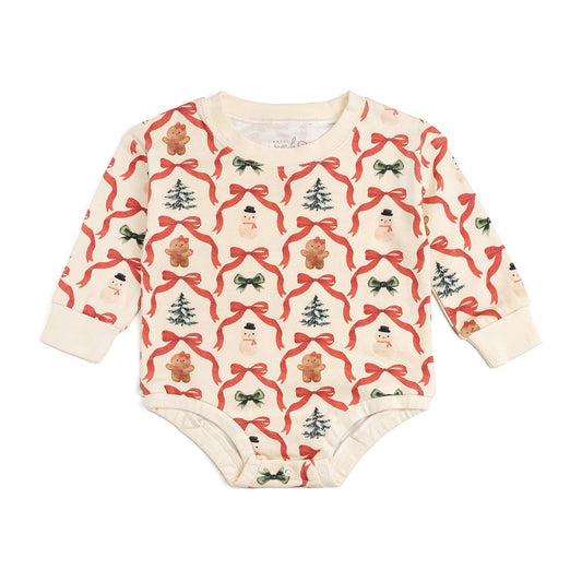 Christmas Cutie Long Sleeve Romper