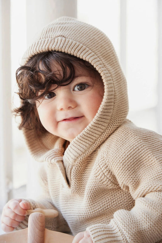 Arlo Hooded Sweater | Rye