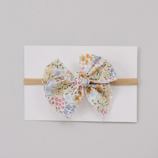 Summer Meadow Hair Bow | Nylon Headband