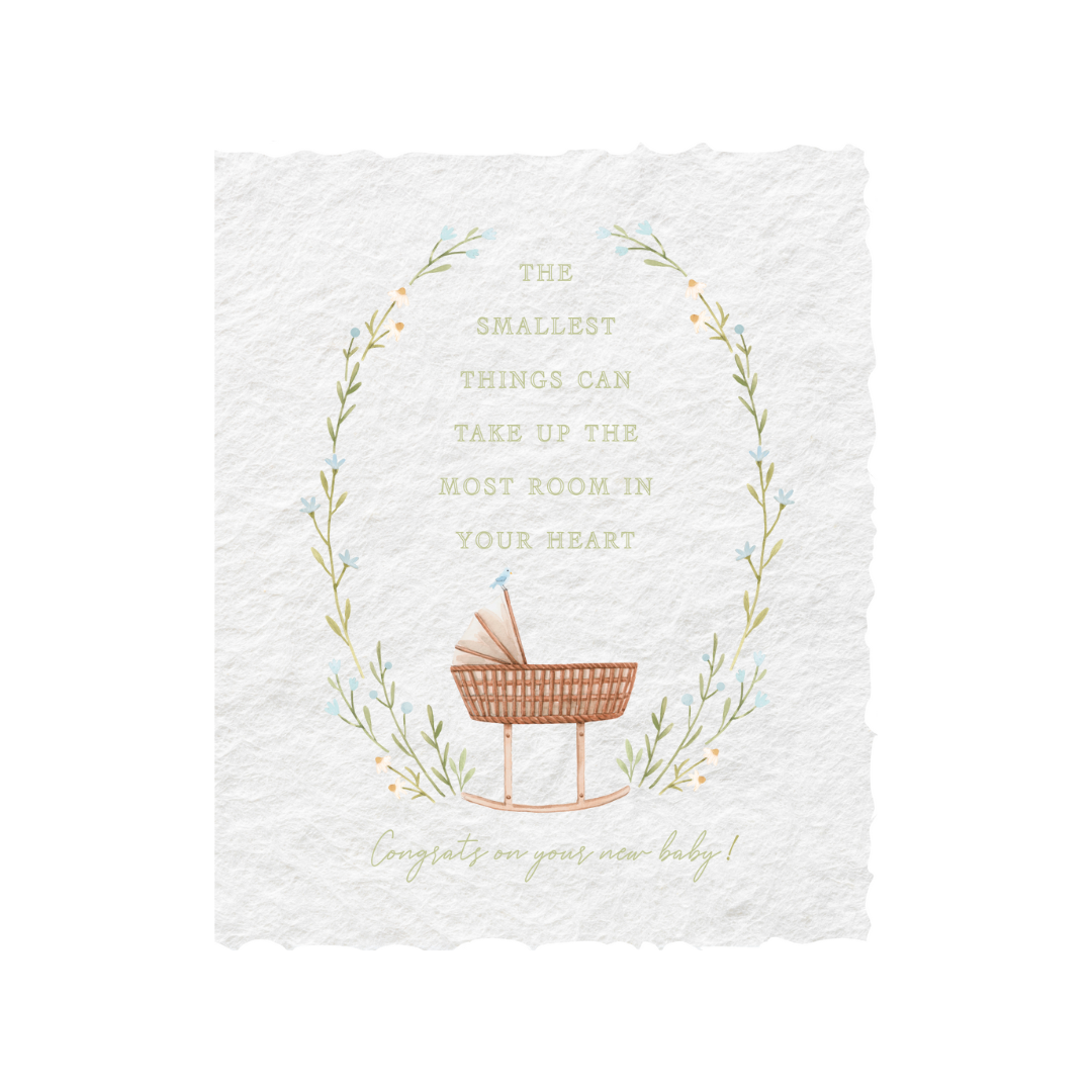 Congrats on your New Baby (Bassinet) | Greeting Card
