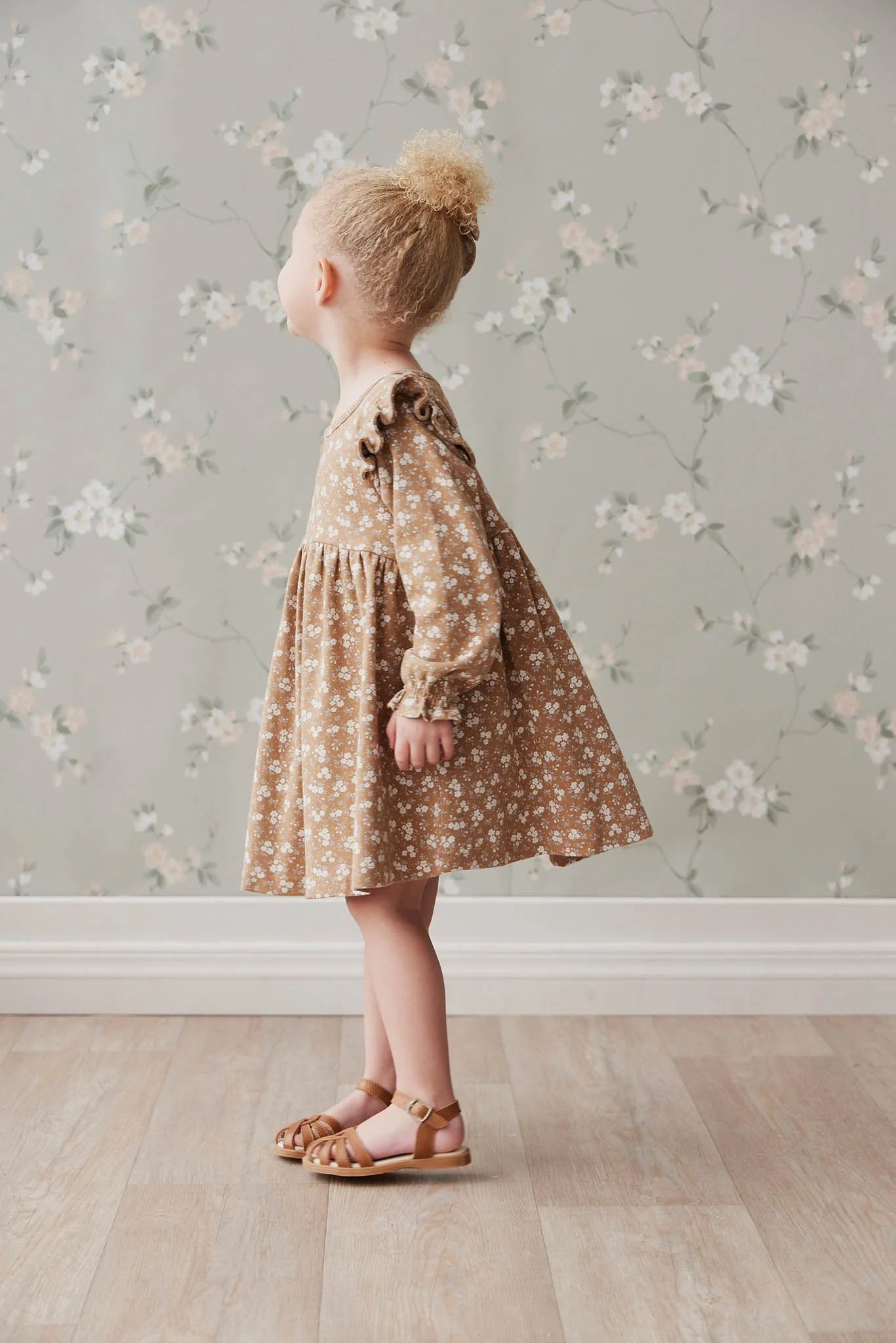 Organic Cotton Frankie Dress | Rosalie Field Caramel