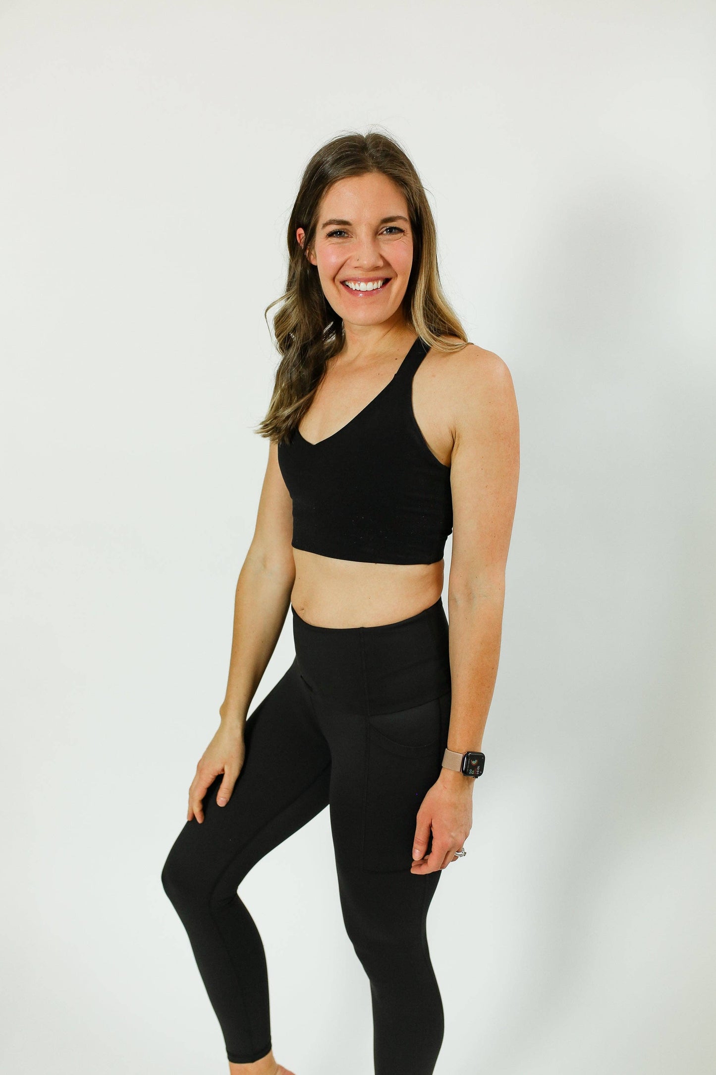Maternity to Postpartum Active Leggings | Black