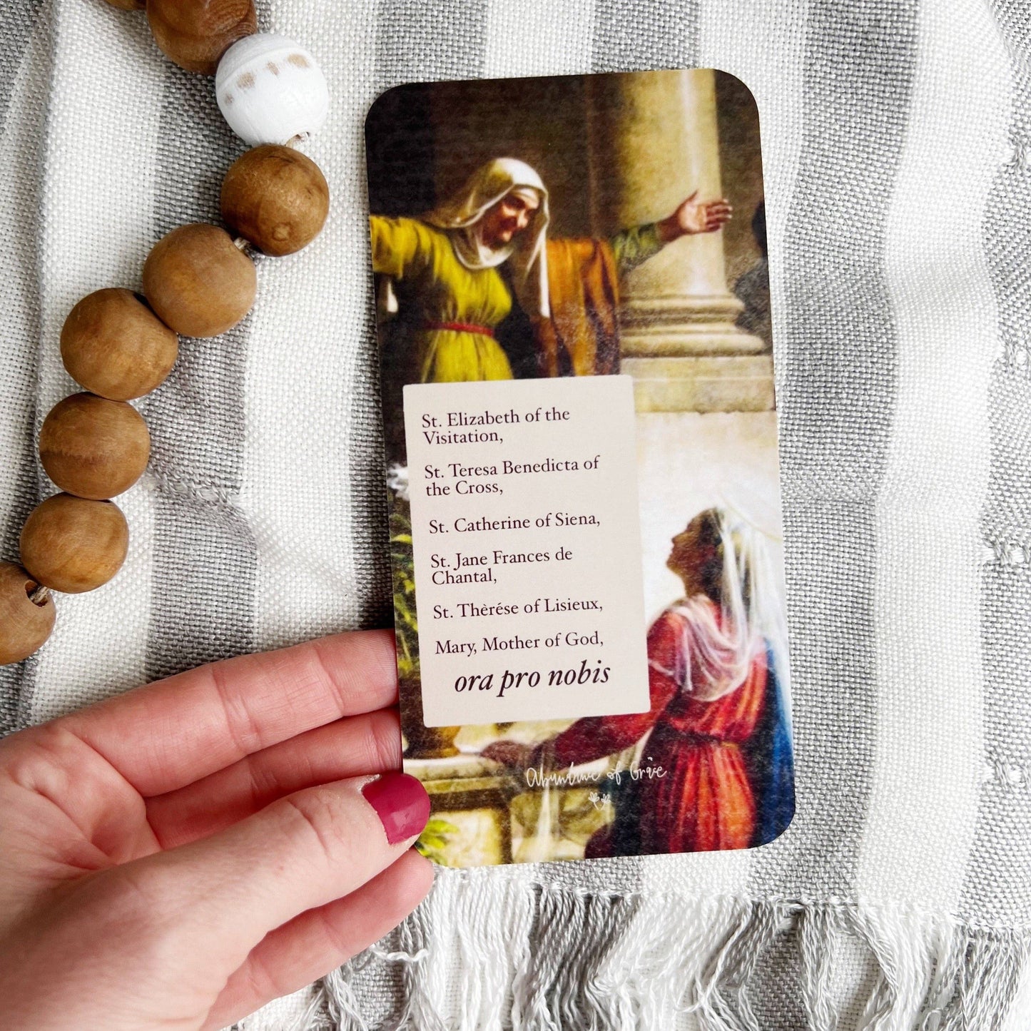 Litany of Friendship Prayer Card