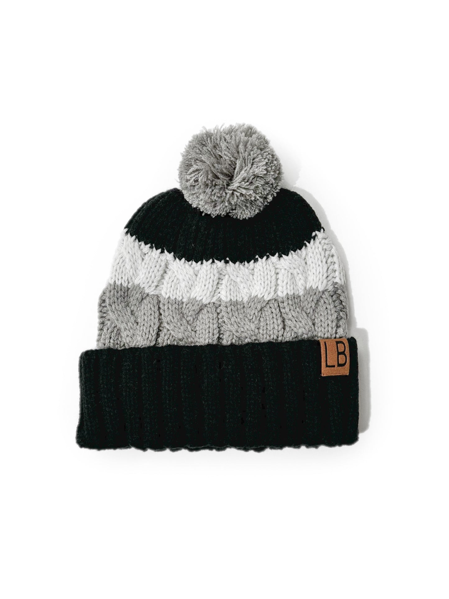 Chunky Pom Beanie | Black