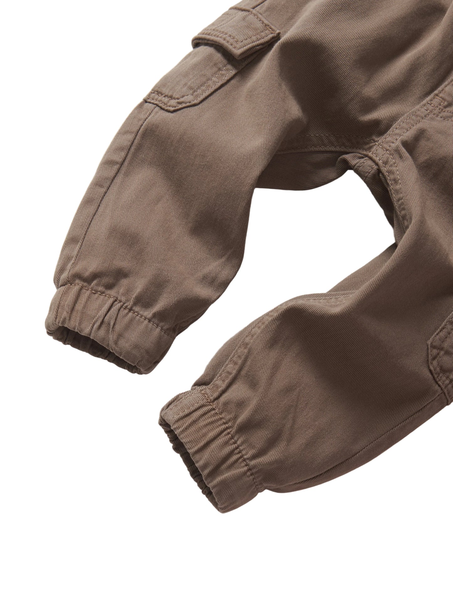 Cotton Twill Cargo Jogger | Mushroom