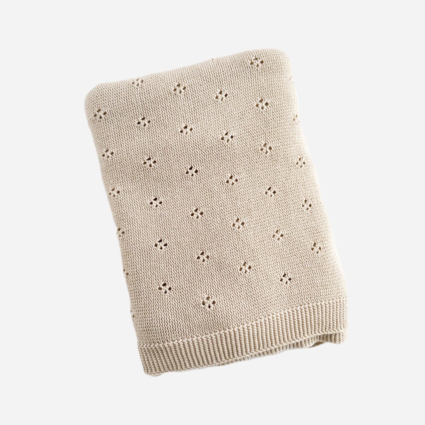 Organic Cotton Heirloom Pique Blanket | Birch