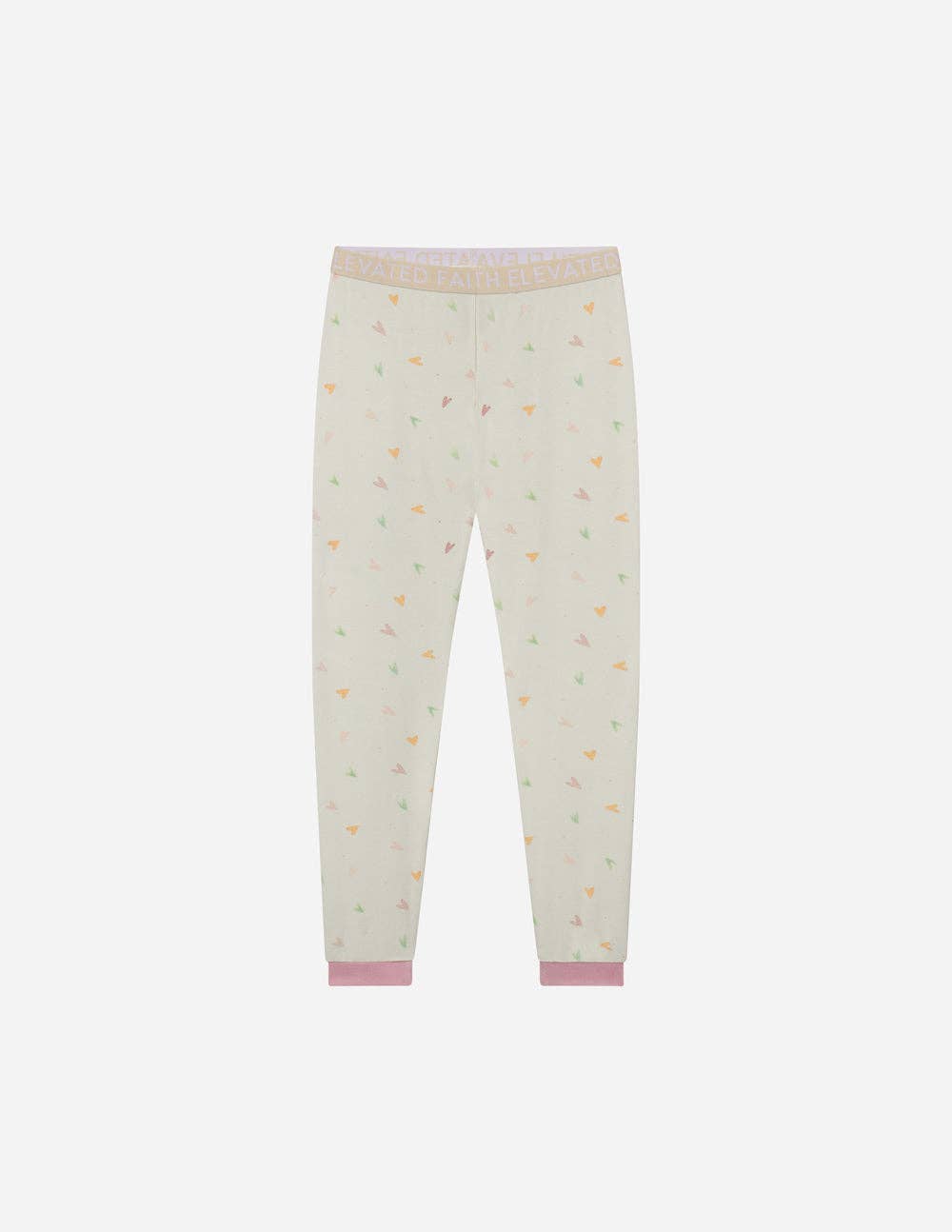 Bamboo Kids Pajama Set | Pastel Hearts