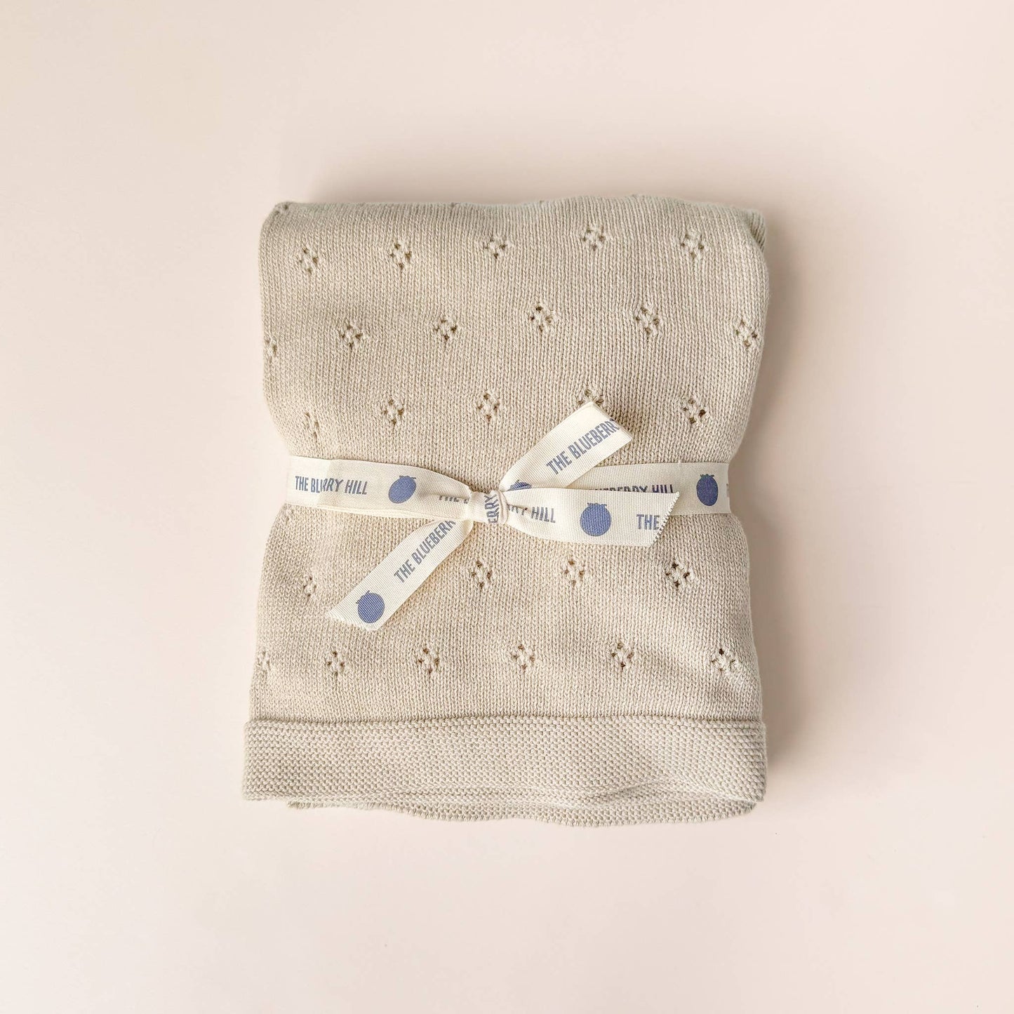 Organic Cotton Heirloom Pique Blanket | Birch