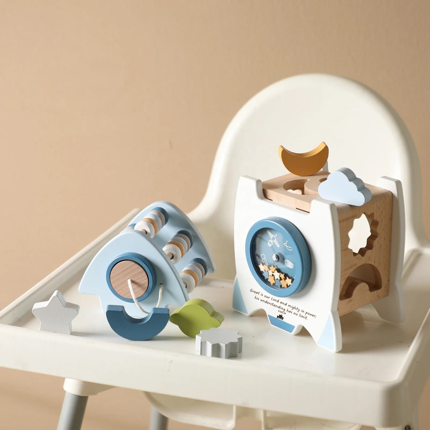 Galactic Glory Starship - Kids' Wood Toy