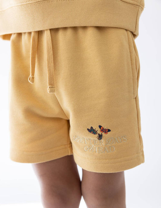 Better Days Butterfly | Kids Sweat Short
