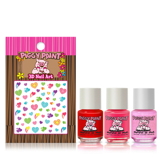 All the Heart Eyes Polish Set Non-Toxic Kids Nail Polish