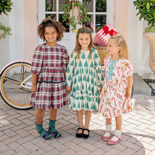 Maribelle Dress | Holly Tartan