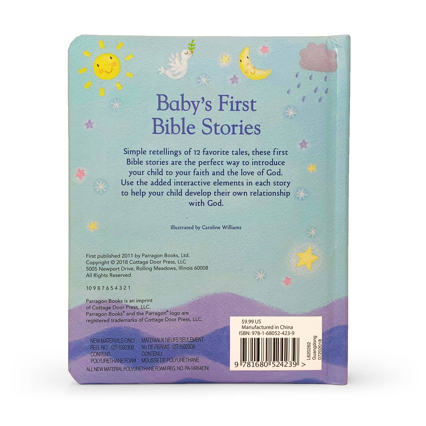 Baby's First Bible Stories | Keepsake Padded Board Book