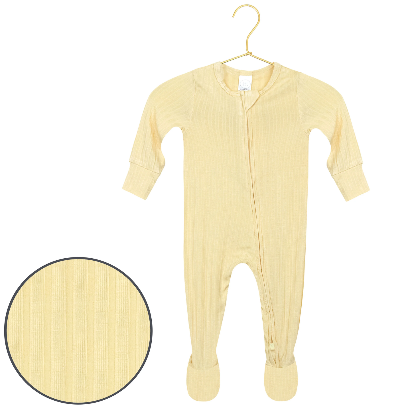 Birdie (Ribbed) Zipper Footie