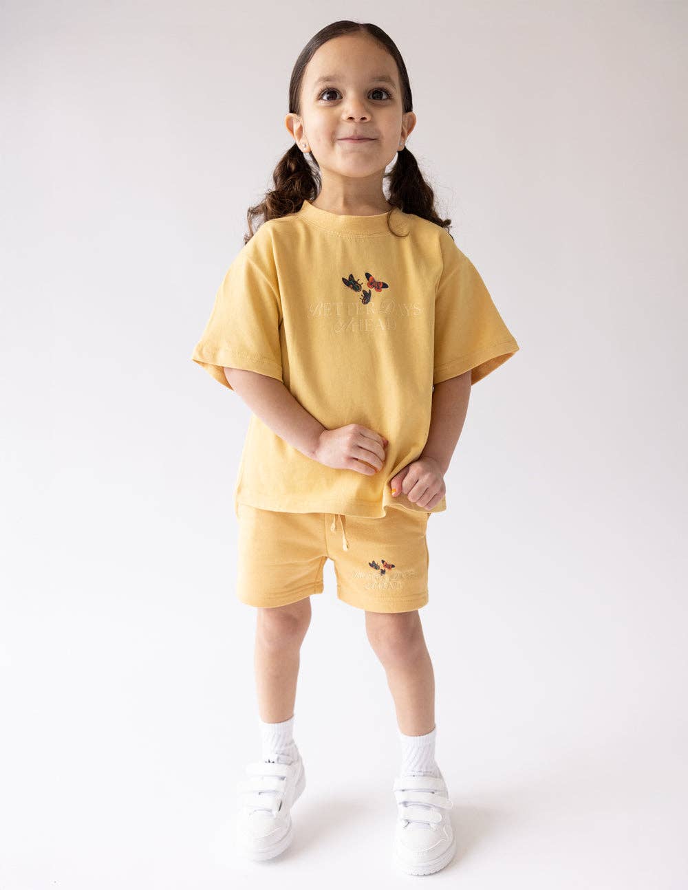 Better Days Butterfly | Kids Sweat Short