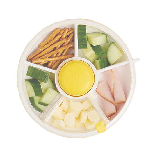 GoBe Kids Small Snack Spinner Flip | Travel Snack Box