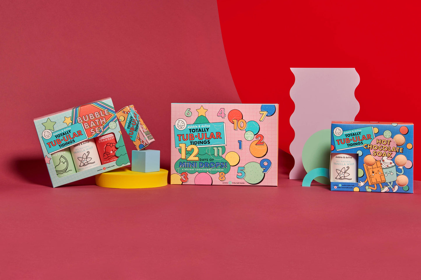 12 Days of Mini Bath Bombs Countdown Calendar