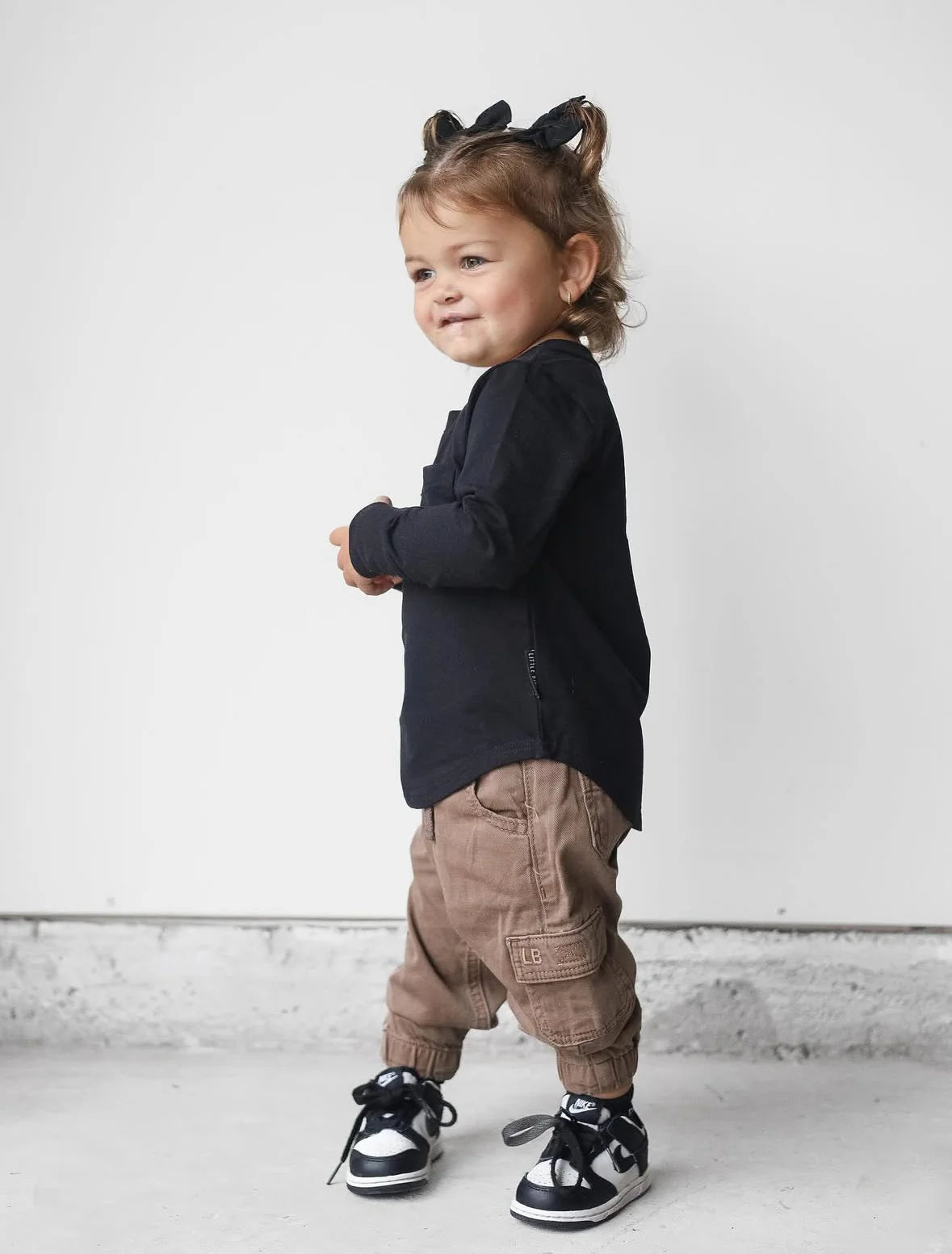 Cotton Twill Cargo Jogger | Mushroom