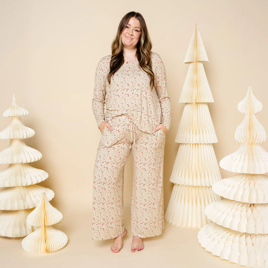 Women's Lounge Wide Leg Pants | Holly