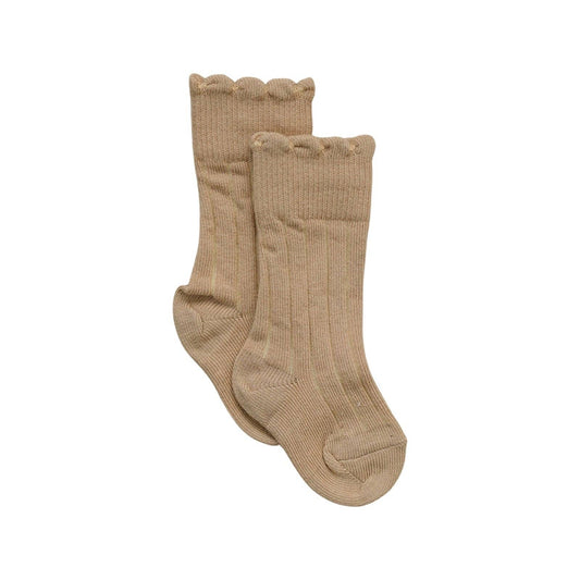 The Olivia Knee High Sock | Sand