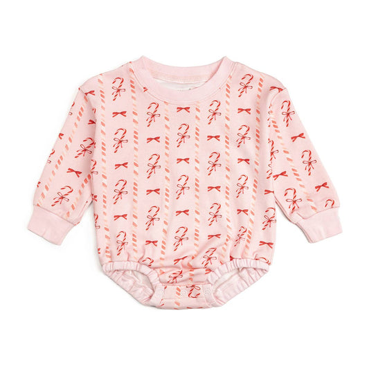 Candy Cane Lane | Christmas Long Sleeve Romper