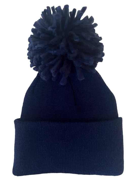Baby's First Hat | Navy Pom