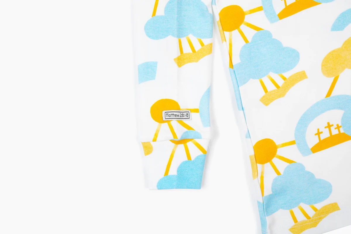 Long Sleeve Pajama Set | Easter Morning