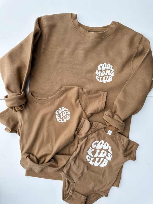 COOL MOMS CLUB Sweatshirt | Brown
